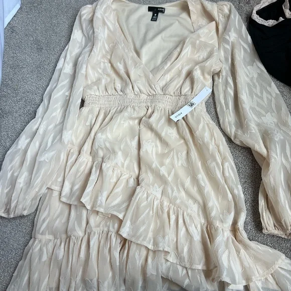 Aqua | Dresses | Aqua Cream Long Sleeve Bishop Sundress | Poshmark Aqua | Dresses | Aqua Cream Long Sleeve Bishop Sundress | Poshmark